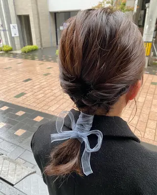 ミディアム おん眉美容師eMu✄ yuka‪🤍のヘアスタイル