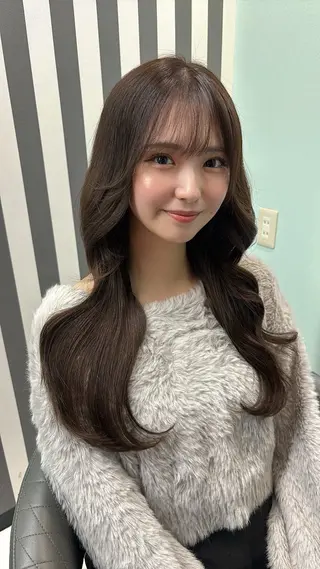 ロング カラー 🐺新宿manabu プルエクステのヘアスタイル