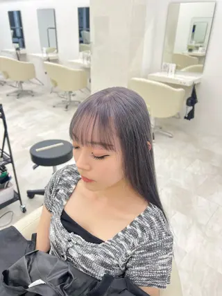 ロング カラー メンズ リコ 渋谷 ハッシュカットのヘアスタイル