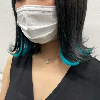 ミディアム カラー 🧡艶髪/エクステ 🫧🧡YUKI❄️のヘアスタイル