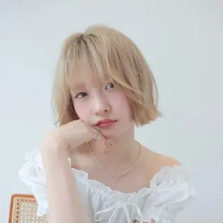 ショート 🔆韓国/小顔カット norika🔆のヘアスタイル