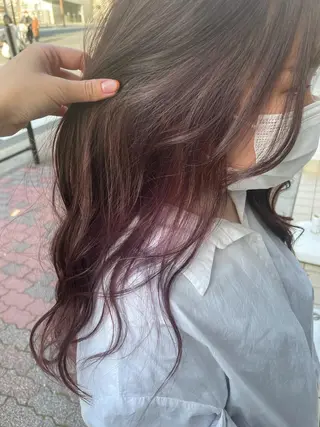 ロング 中村 彩音のヘアスタイル