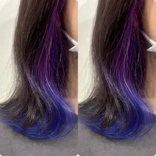 ショート カラー 切っぱなし💇‍♀️ イヤリング🎨龍之介のヘアスタイル