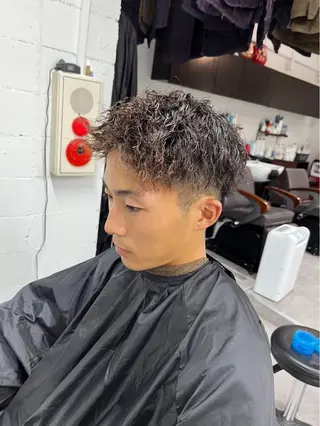 パーマ メンズ 小島 希星のヘアスタイル