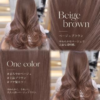 カラー 艶髪/似合わせ/ ブリーチなし🫧のヘアスタイル