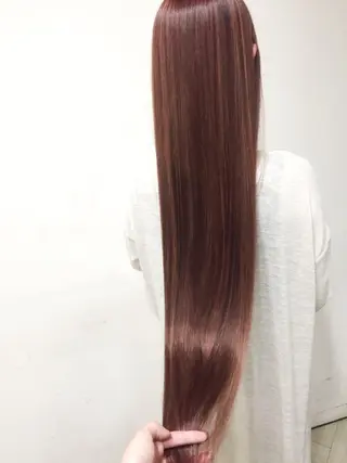 ロング カラー エクステ/レイヤー 落合/心斎橋のヘアスタイル