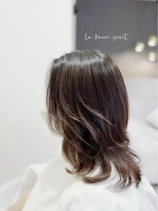 セミロング カラー la kaori secretのマツエク・マツパデザイン