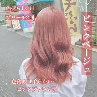 セミロング カラー ヘアアレンジ メンズ キッズ マツエク・マツパ ブリーチの髪様 MASATOのヘアスタイル