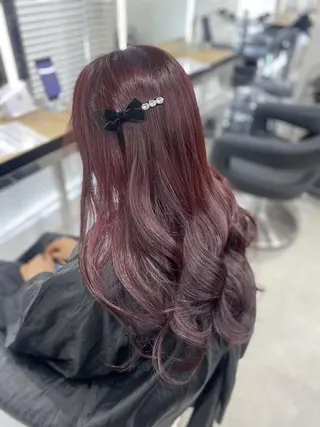 カラー girly❤︎暖色ヘ ア➰🎀HINANOのヘアスタイル