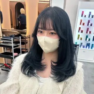 セミロング 🩵【Lond】 みなみ🩵のヘアスタイル
