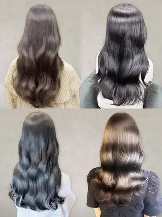 セミロング 【明石の艶髪神様】 染澤尋統のヘアスタイル