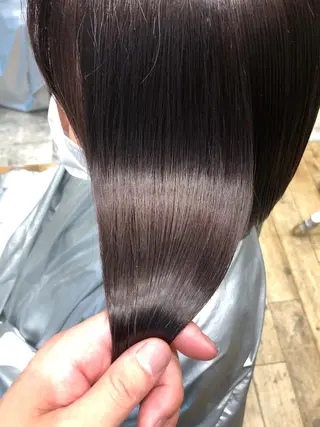 ショート カラー パーマ 銀座✨レイヤーカット 顔まわり/坂本亜裟海のヘアスタイル