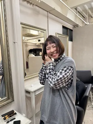 ショート reira/似合わせ /柔らかカラー🫧のヘアスタイル