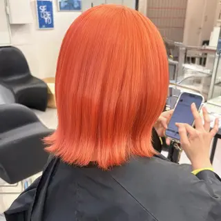 カラー ツヤ髪ハイトーン/ 原宿/Kanau🥀のヘアスタイル