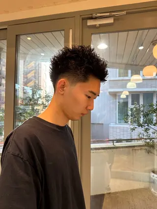 ショート メンズ ハマベ イクト FLORENのヘアスタイル