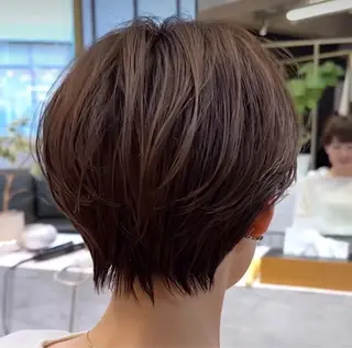 ショート パーマ ショートパーマ 🫧ちひろ🫧のヘアスタイル