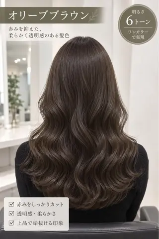 ロング カラー 💠透明感グレージュ /韓国風レイヤー💠のヘアスタイル