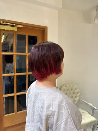 ショート カラー 河野穂香 /パーマモデル募集中のヘアスタイル