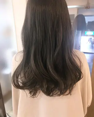 ロング カラー クニモトハルナ ボブ/柔らかカラーのヘアスタイル