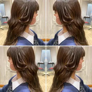ロング 髪質改善/艶カラー ⚡️コメス/錦糸町のヘアスタイル