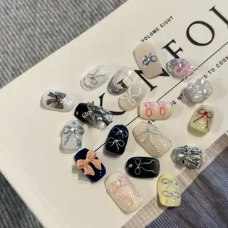 ネイル nailist mana𖤐´-のネイルデザイン