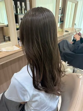 ロング カラー ヘアアレンジ 韓国ヘアメイク🎀/ 縮毛矯正✨山本媛香のヘアスタイル
