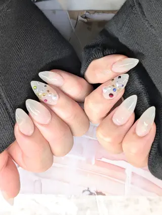 ネイル imaichise 🧡💜推しネイルのネイルデザイン
