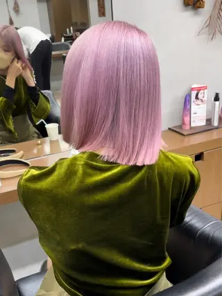 カラー yasuハイトーン/ デザインカラーのヘアスタイル