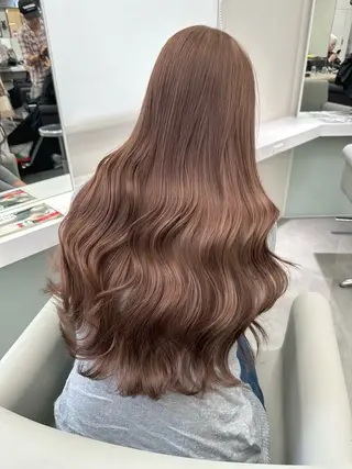 ロング カラー ブリーチ指名No.1 Daikiのヘアスタイル