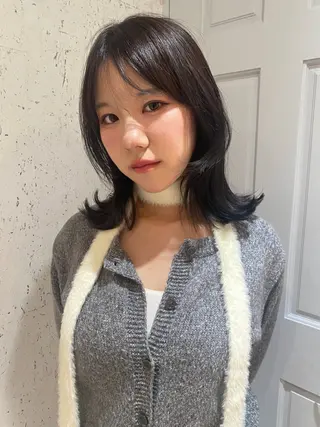 ミディアム カラー mai / linoah˚✧のヘアスタイル