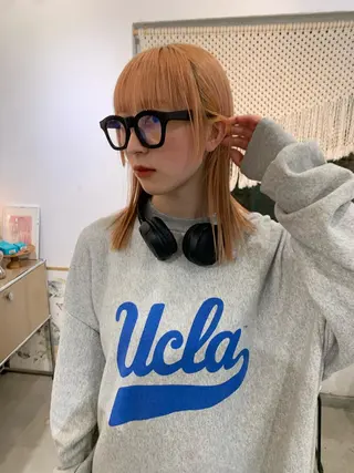 ミディアム wakana/ 柔らかベージュカラーのヘアスタイル