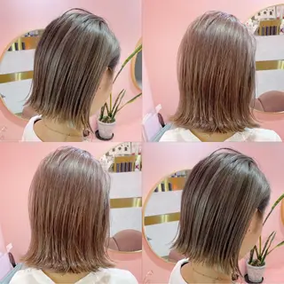 ショート カラー プル艶職人/ にしものヘアスタイル