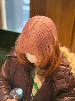 ミディアム カラー ハイトーン特化 名古屋/たまきのヘアスタイル