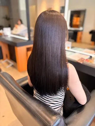 ロング カラー RABU 髪質改善/ 縮毛矯正/名古屋伏見のヘアスタイル