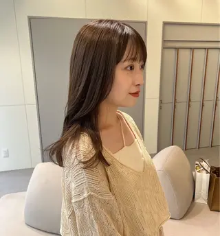 ロング カラー ☪️ブリーチ特化施術 /レイヤー🪽aiのヘアスタイル