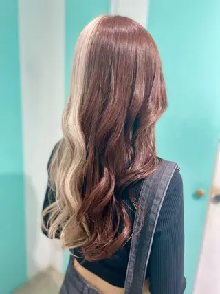 ロング 原 千景のヘアスタイル
