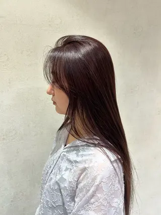 ロング カラー Sora/レイヤー/ ブリーチなしWカラーのヘアスタイル