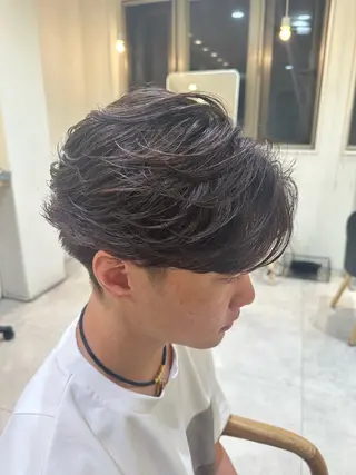 ショート パーマ メンズ 【パーマの達人】 💎メンズ特化🔥徹のヘアスタイル
