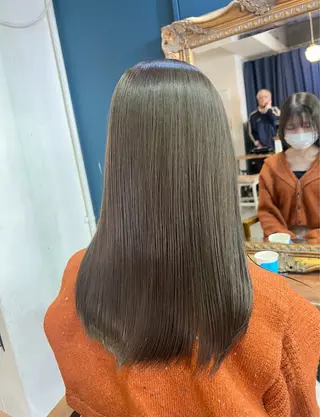 カラー 翔斗ブリーチなし🫧 で叶う透明感カラーのヘアスタイル