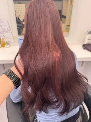 ロング カラー パーマ ヘアアレンジ メンズ キッズ 韓国系🇰🇷🩶 艶暗髪/MEIのヘアスタイル