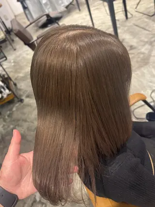 カラー はっとり ななせのヘアスタイル