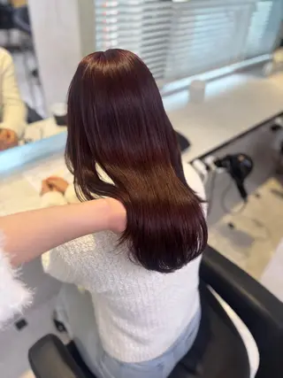 セミロング ♥️韓国風透明感 暖色misa♥️のヘアスタイル
