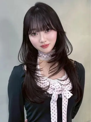 ロング カラー 【GLROW大宮】 reimi美髪カラーのヘアスタイル