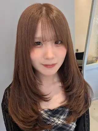 ロング 古屋 美春のヘアスタイル