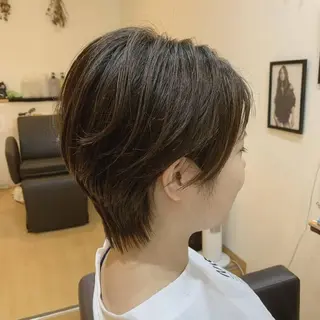 ショート カラー サトウ シューイチのヘアスタイル