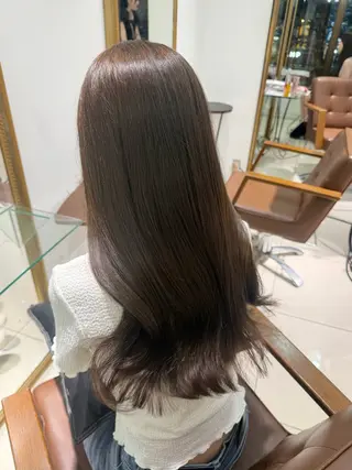 ロング カラー 髪質改善艶カラー🩶 Nanako ⟡.·のヘアスタイル