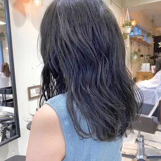 セミロング カラー ヘアアレンジ 【ダメージレス施術】 【透明感】北村 拓也のヘアスタイル