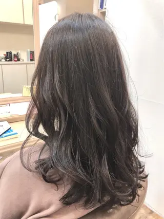 セミロング カラー 西野 美空🍊のヘアスタイル