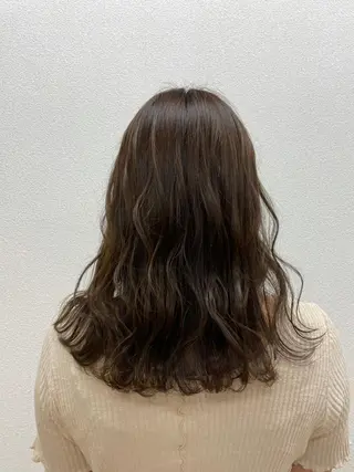 ミディアム カラー もりたみかこ 美容師お休み中のヘアスタイル