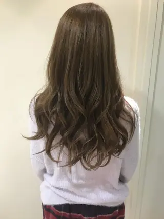 ロング カラー パーマ 桝野 尚也のヘアスタイル